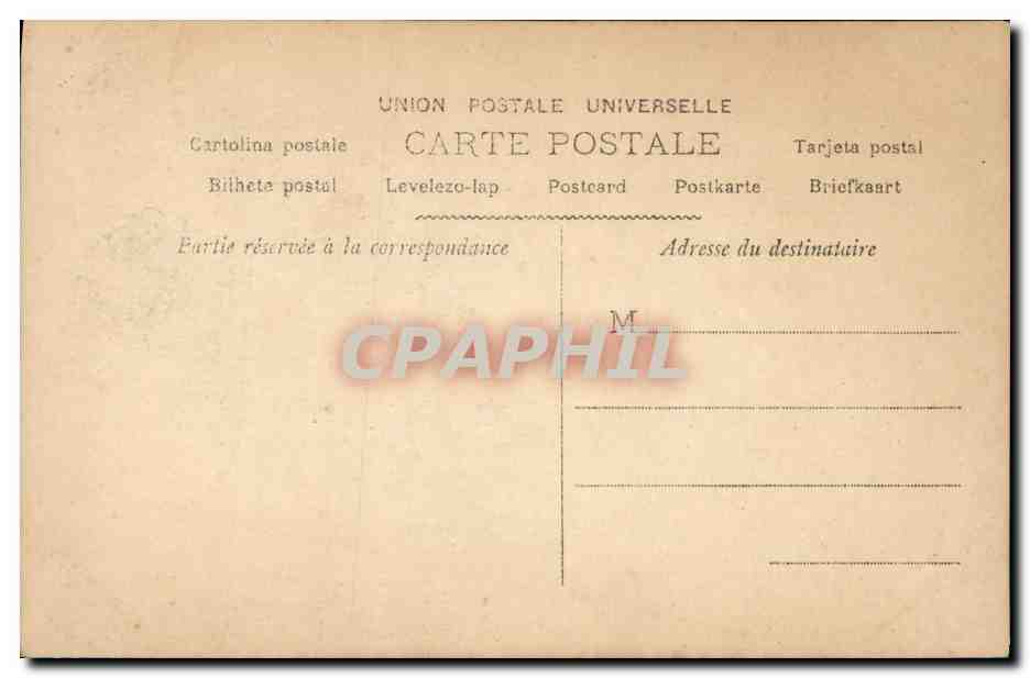 CPA Fantaisie Enfant Au clair de la lune — Verso