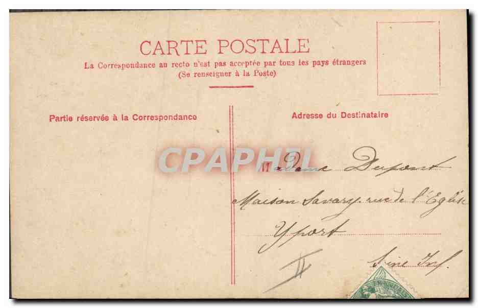 Femme en robe blanche sous un ciel étoilé — éditeur inconnu, n° de série non visible — Verso