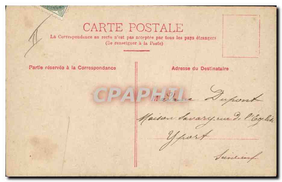 Femme dansant sous la lune — éditeur H. L. H. — n° 14 — Reverso