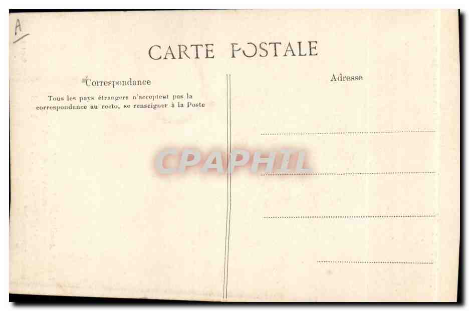 CPA Theatre Moncey Avenue de Clichy Paris Madame Sans Gene  — Verso