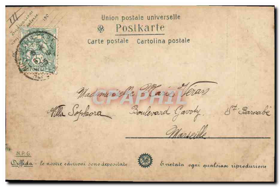 La Bella Tortajada — danseuse espagnole — Felicetti, n° 210 — Reverso