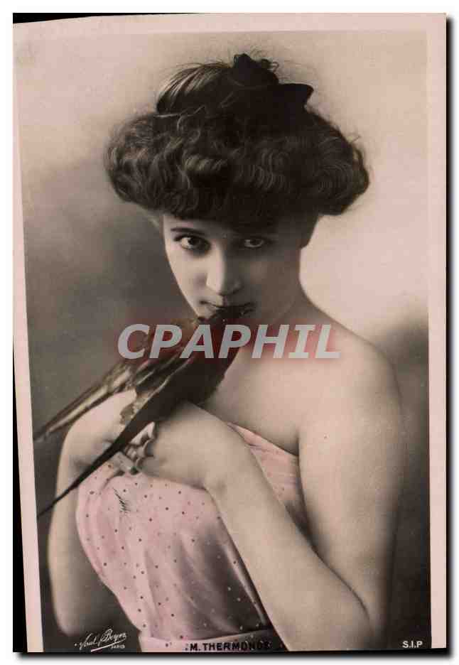 M. Thermonge — Portrait de jeune femme en robe rose — S.I.P. Paris