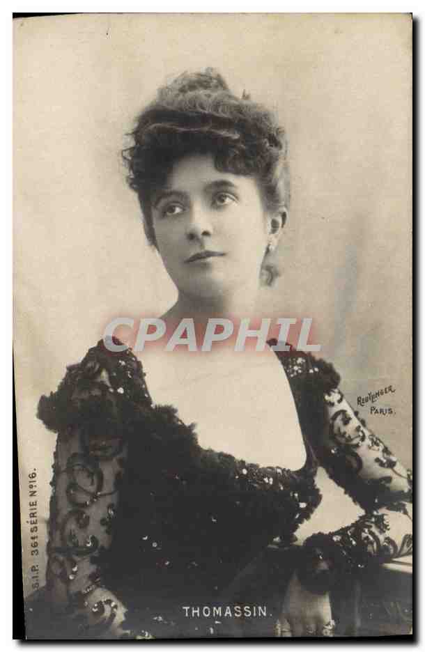 Thomassin — Portrait de femme — Redlinger, Paris, série N°16