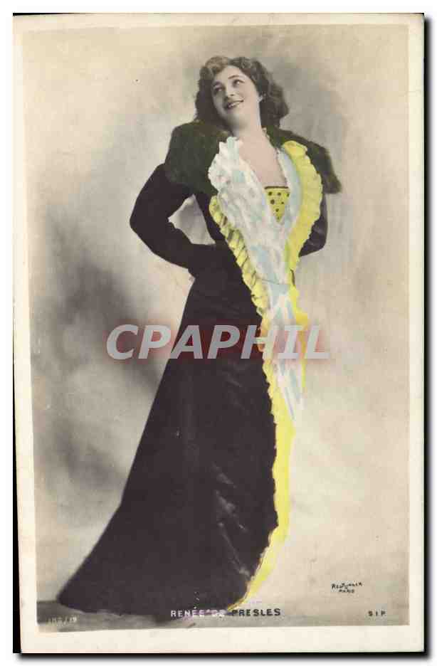 Renée de Presles — Portrait en costume — éditée par SIP, Paris