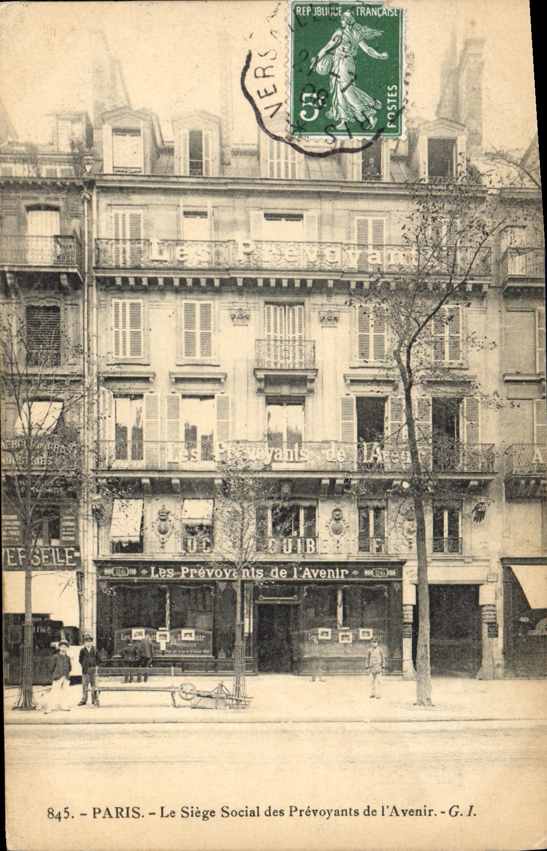 Paris - Le Siège Social des Prévoyants de l'Avenir - G.I. - n°845