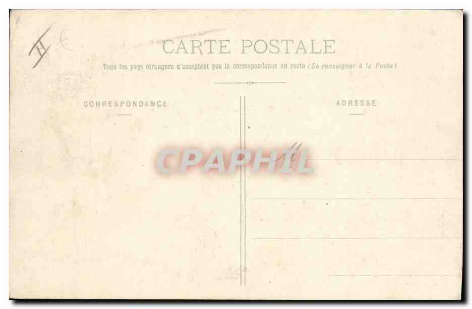 CPA Negre Homme Noir Enfants — Verso