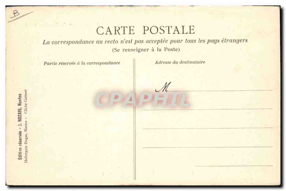 CPA Negre Homme Noir Exposition de Nantes 1904 Village Noir La seance de pose Dessinateur  — Rückseite