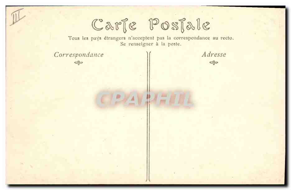 CPA Banque Caisse d'Epargne Ancien hotel d'Uzes Tonnerre — Rückseite