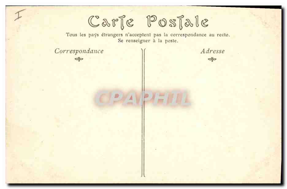 CPA Banque Tonnerre Caisse d'Epargne Ancien Hotel d'Uzes Porte principale — Rückseite