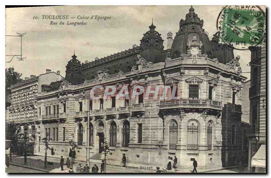 CPA Banque Toulouse Caisse d'Epargne Rue du Languedoc