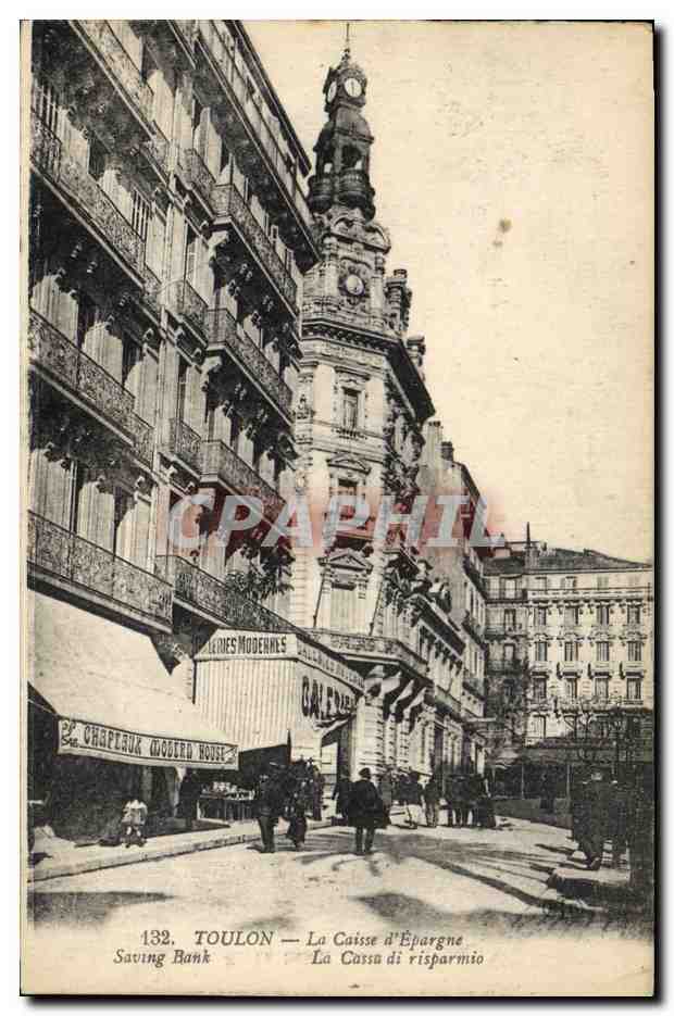 CPA Banque Caisse d'Epargne Toulon 