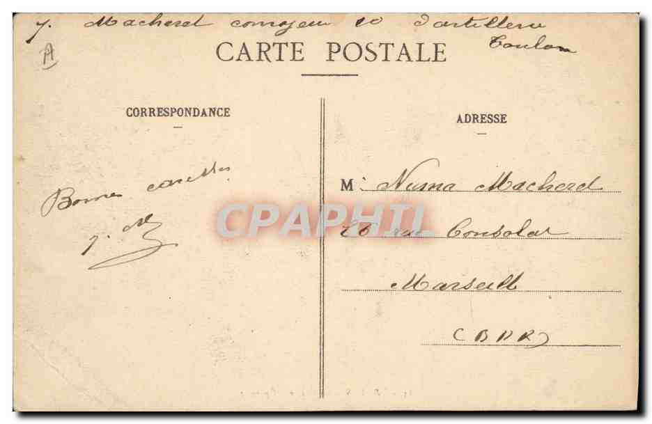 CPA Banque Caisse d'Epargne Troyes — Verso