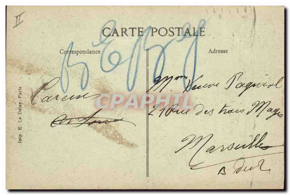 CPA Banque Caisse d'Epargne Toulon — Rückseite