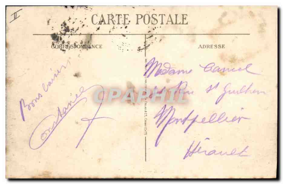 CPA Banque Caisse d'Epargne Toulouse — Rückseite