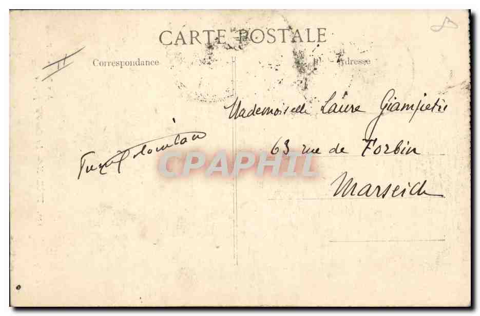CPA Banque Caisse d'Epargne Toulon — Rückseite