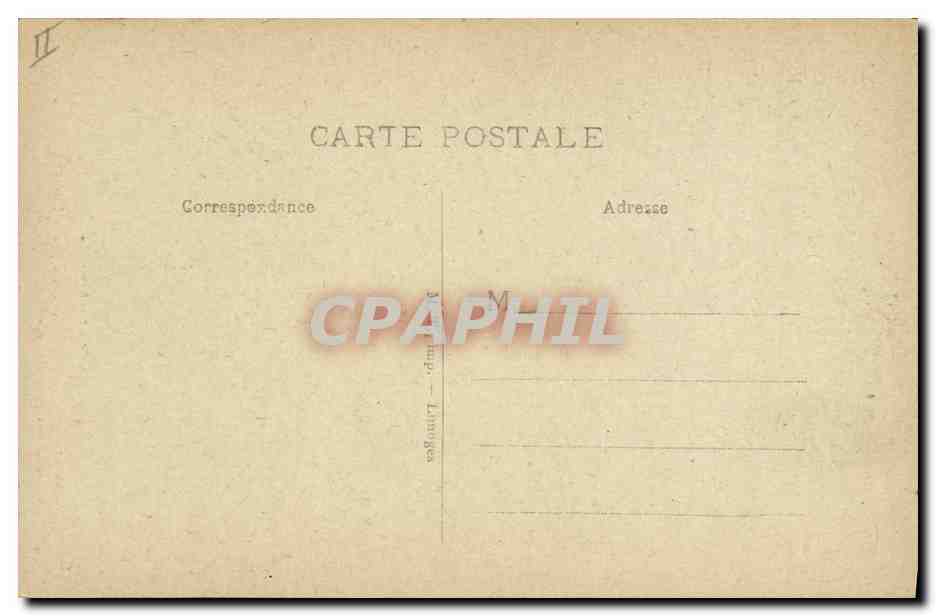 CPA Folklore Bourbonnais Confidences — Verso
