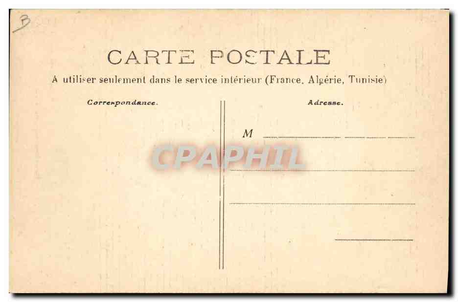 CPA Folklore Bourbonnaise au puits — Verso