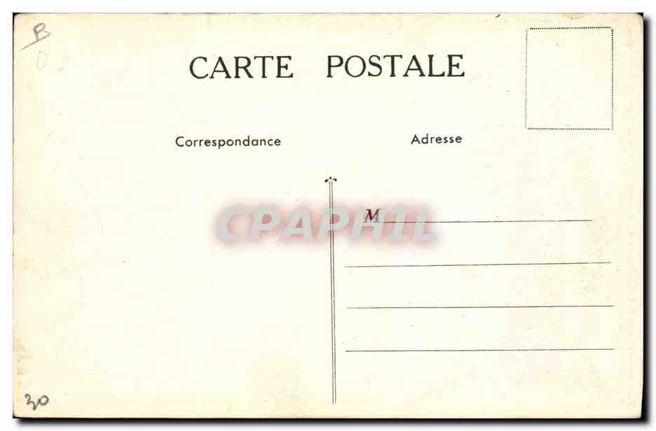 CPA Carte geographique Emulsion Scott Allier Moulins Montlucon La Palisse — Rückseite