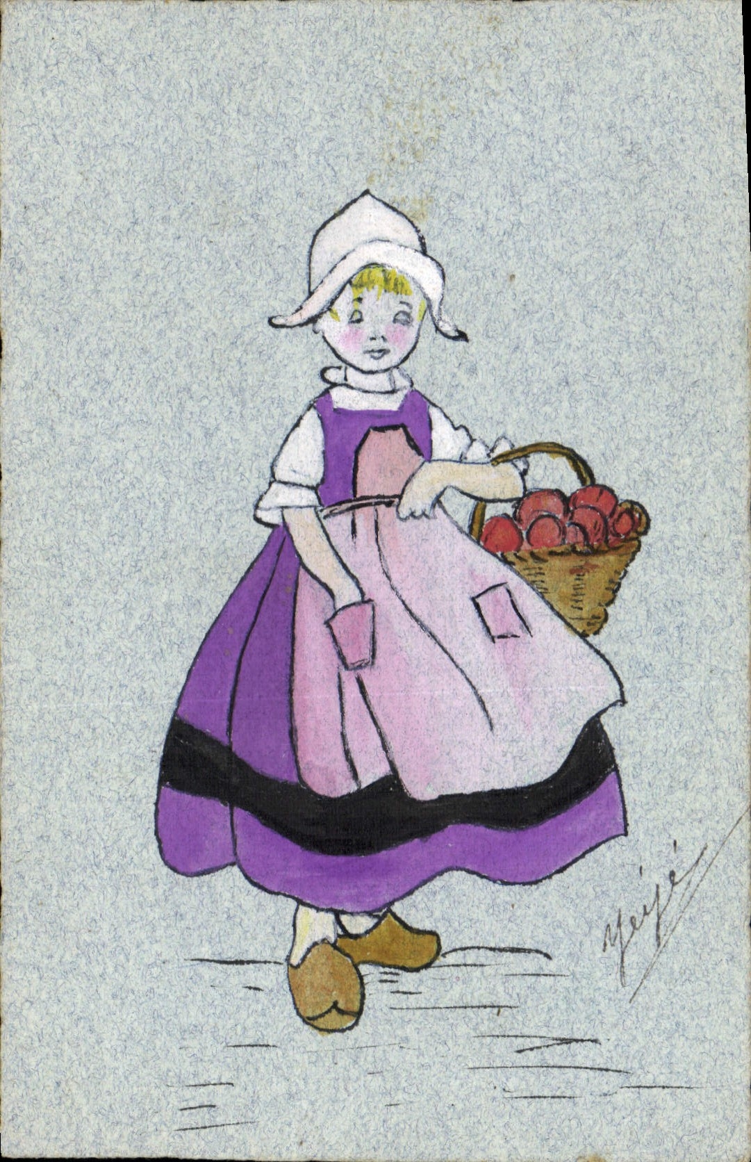 CPA Fantaisie Illustrateur Enfant Folklore