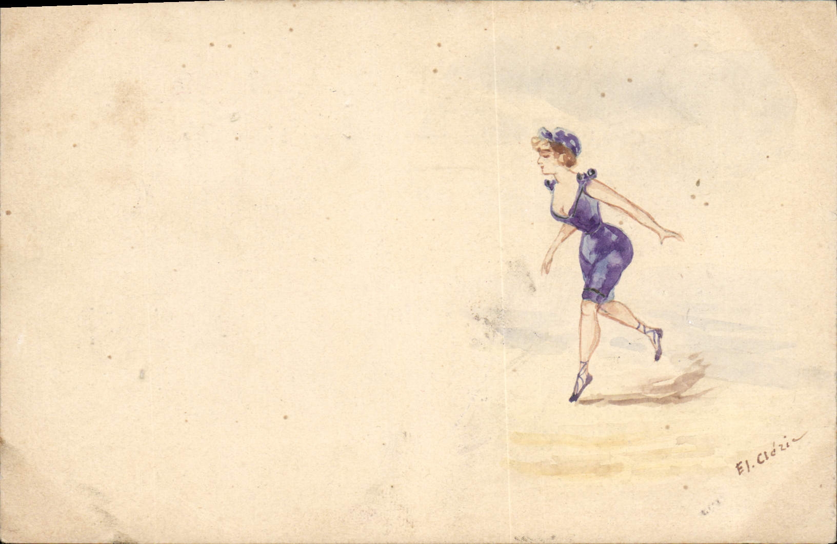 CPA Fantaisie Illustrateur Femme 