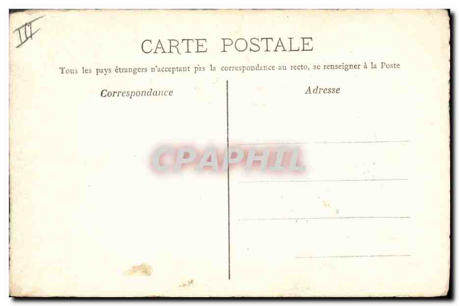 CPA Dessin a la main La guerre Italie Turquie Constantinople — Rückseite