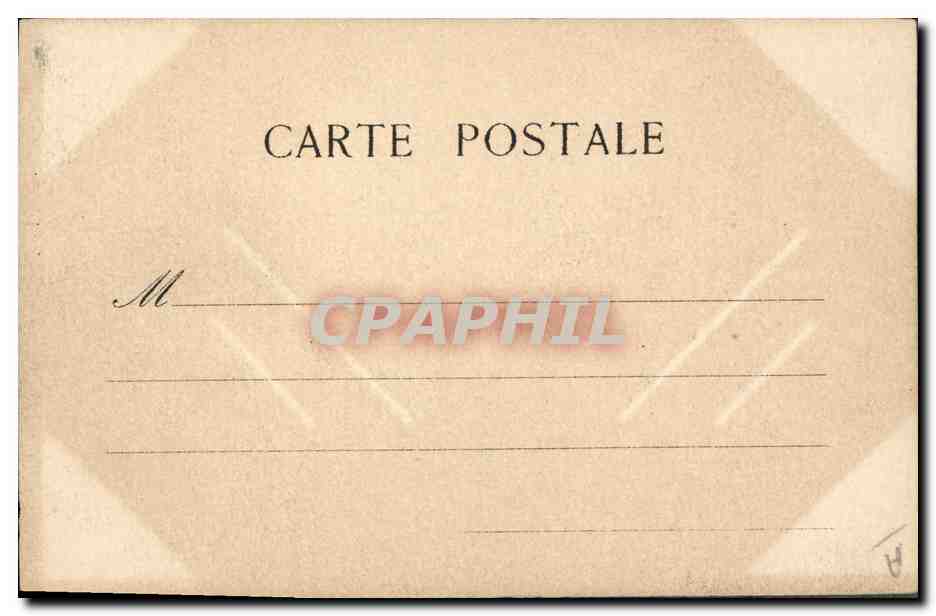 CPA Dessin a la main Toussaint — Rückseite