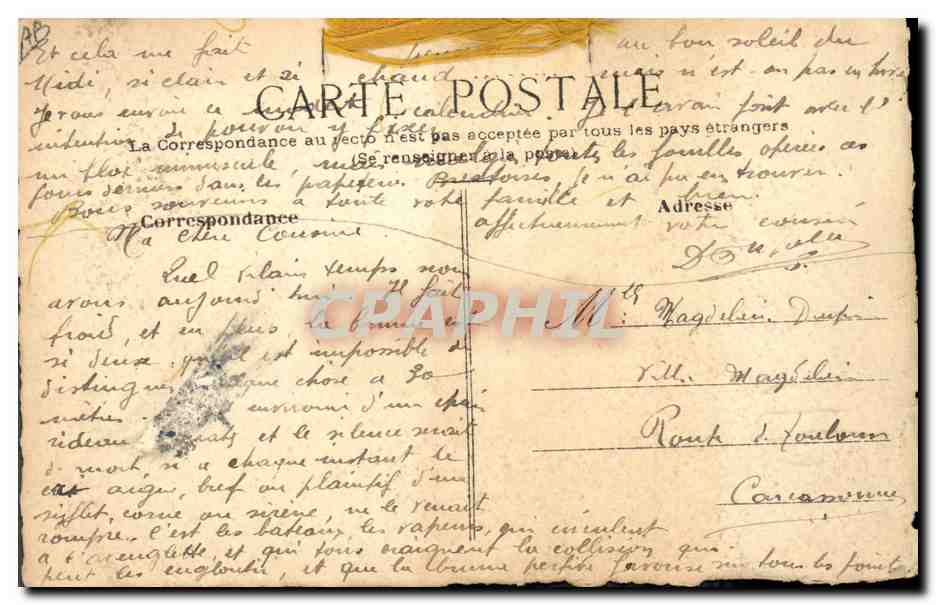 CPA Fantaisie Illustrateur Femme Soldat Militaria — Rückseite