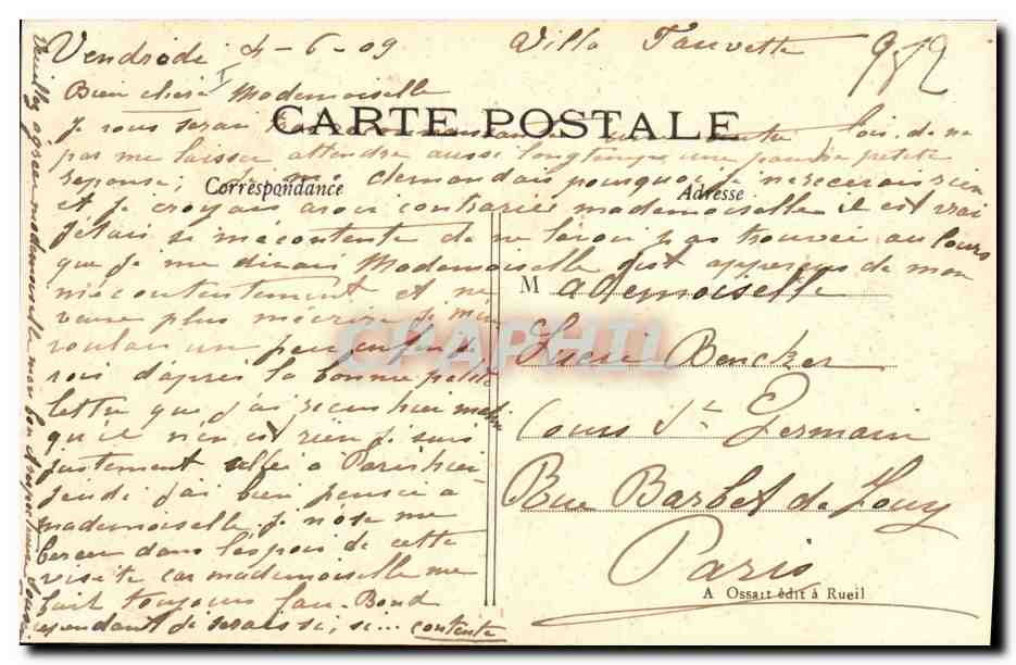 CPA Histoire Napoleon 1er Rueil Chateau de la Malmaison Napoleon et son fils  — Rückseite