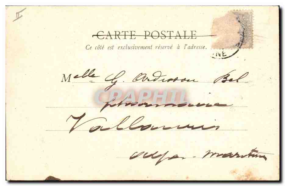 CPA Histoire Napoleon 1er Les adieux de Fontainebleau — Rückseite