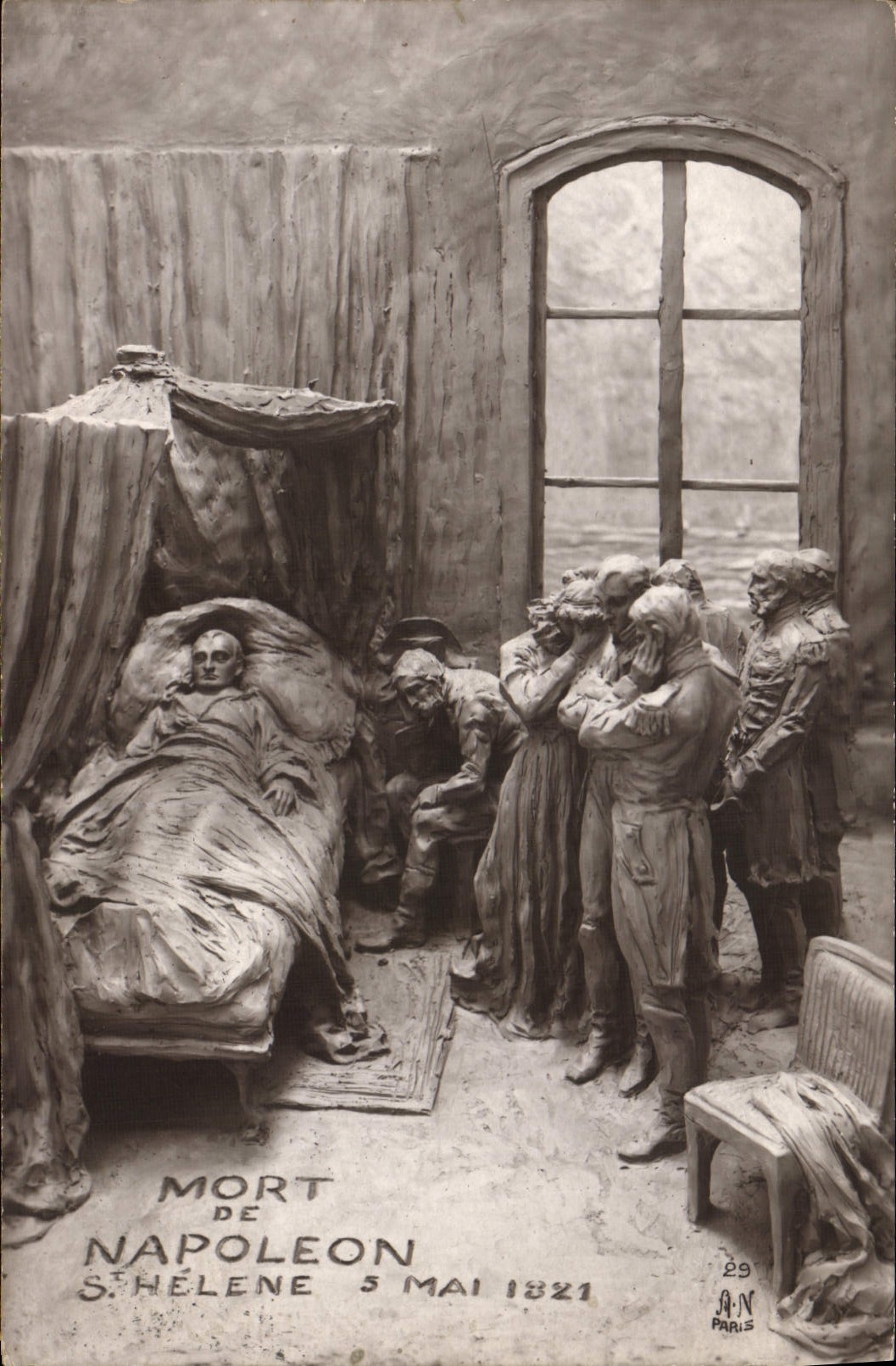 CPA Histoire Napoleon 1er Mort a Ste Helene 5 mai 1821