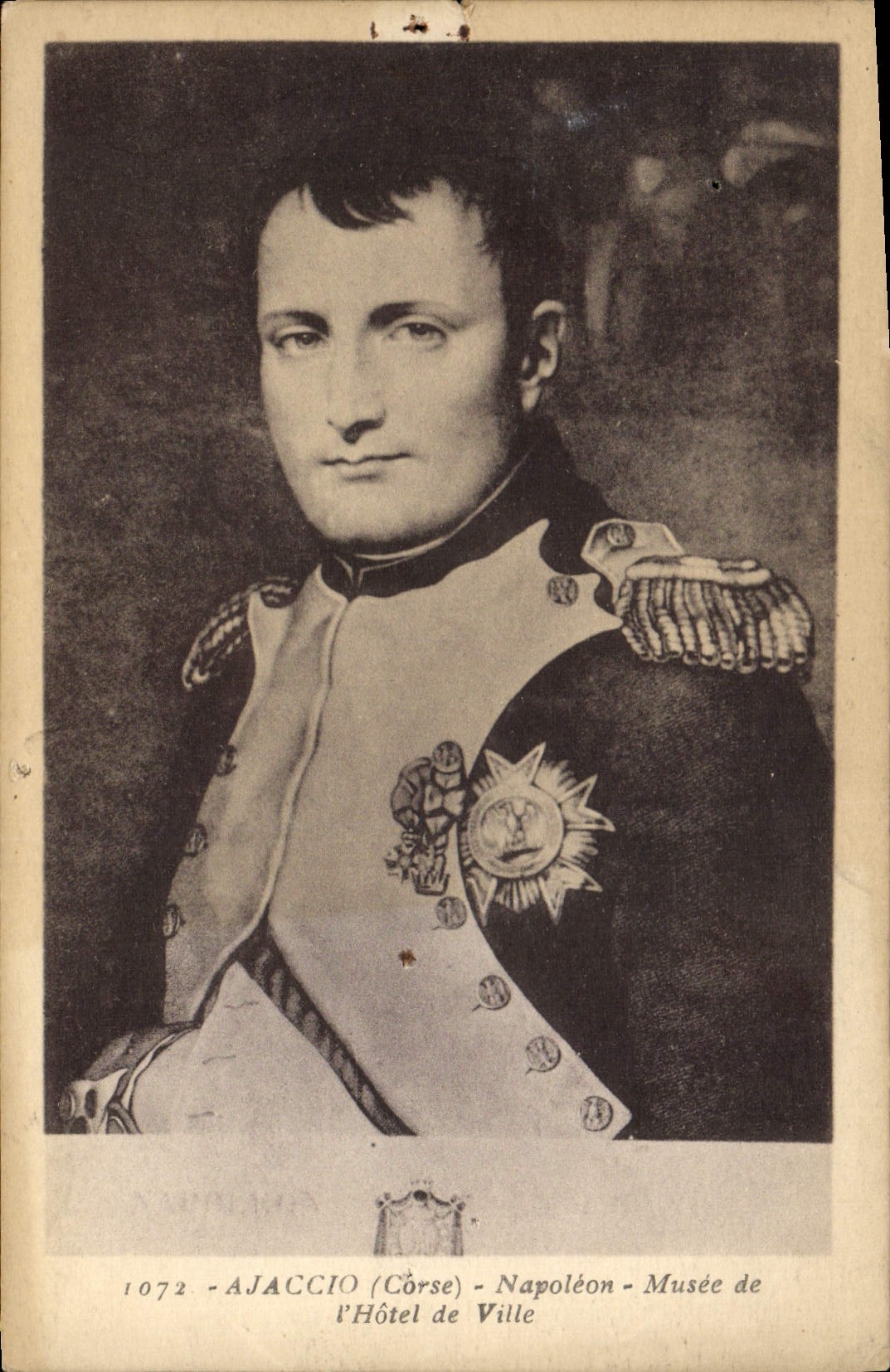 CPA Histoire Napoleon 1er Ajaccion Corse Napoleon Musee de l'hotel de ville