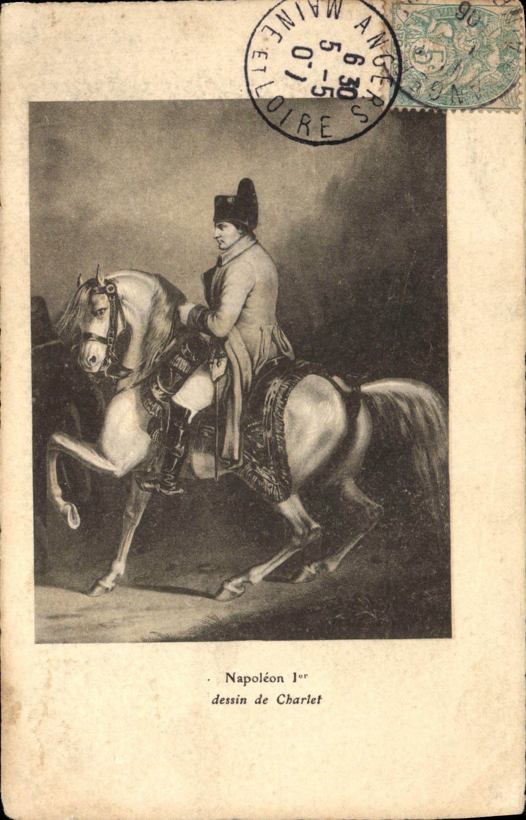 Napoléon Ier — dessin de Charlet — Édition SUPRA Paris