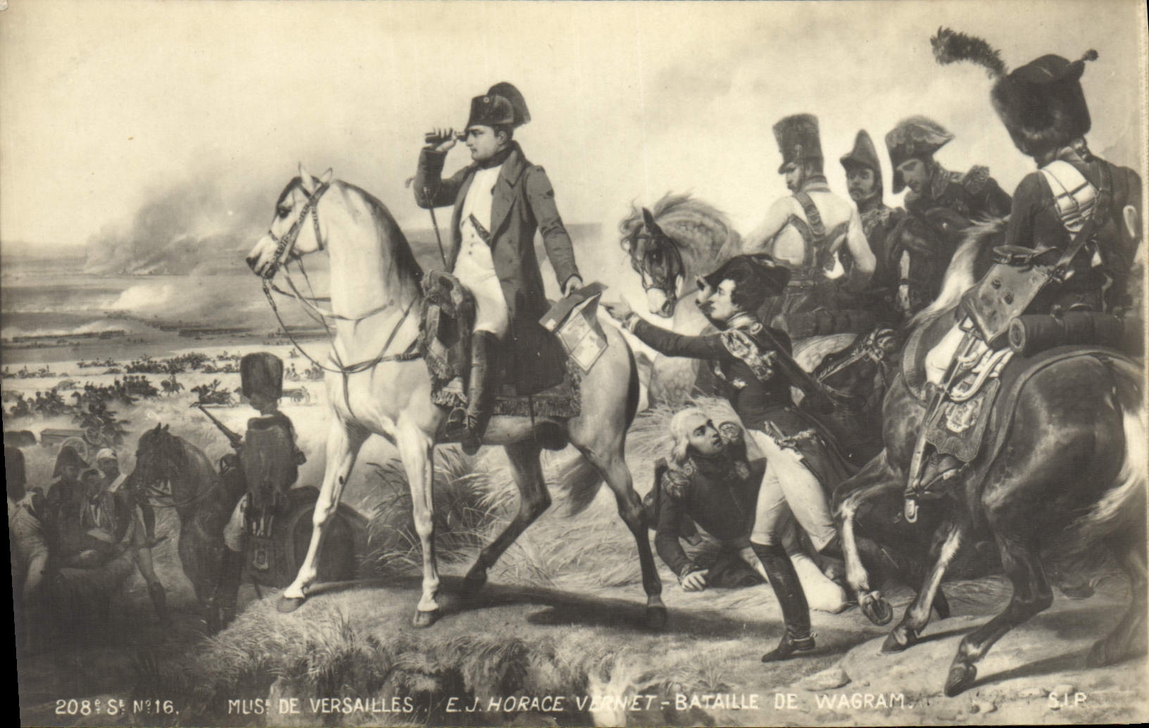 CPA Histoire Napoleon 1er Musee de Versailles Bataille de Wagram