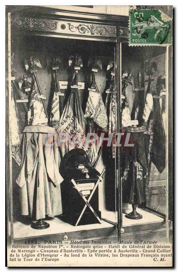 CPA Histoire Napoleon 1er Paris Hotel des Invalides Musee de l'armee Reliques de Napoleon 1er