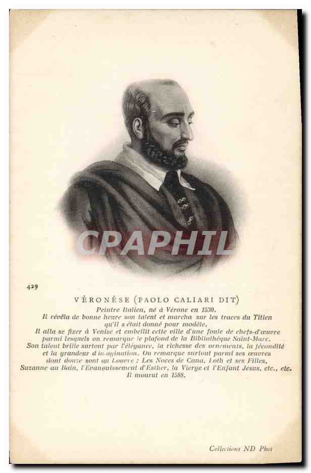 CPA Veronese Peintre italien