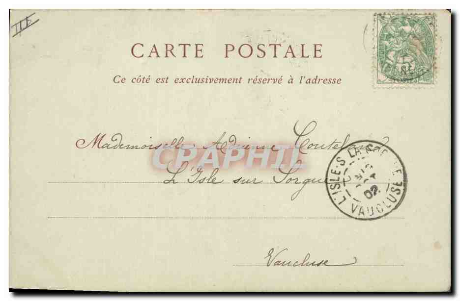 CPA Roi de Rome Fils de Napoleon 1er et de l'Imperatrice Marie Louise — Verso