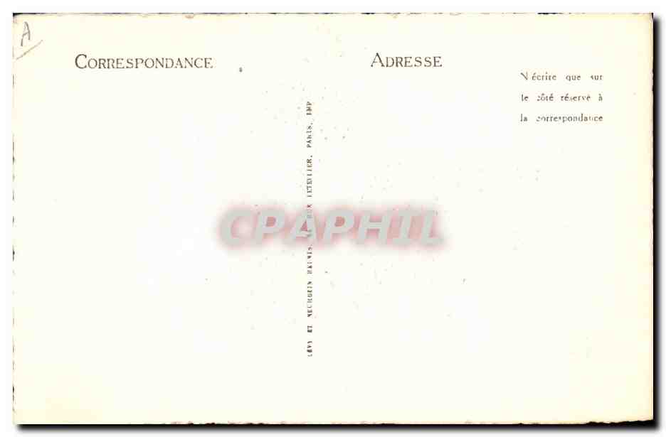 CPA Jeanne de Bourgogne  — Verso