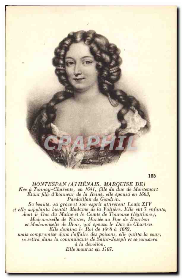 CPA Montespan Athenais 