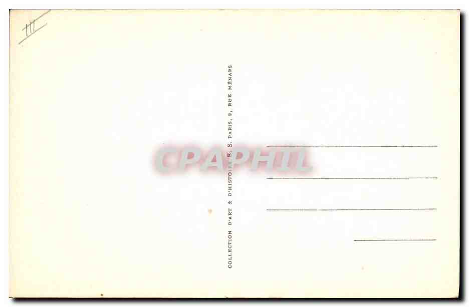 CPA Montespan Athenais  — Verso
