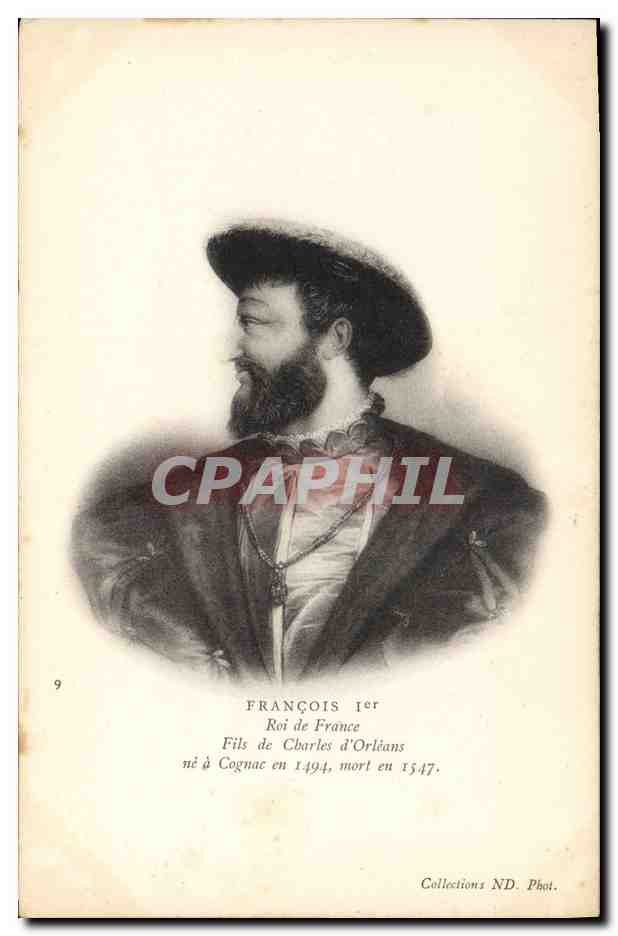 CPA Francois 1er Roi de France 
