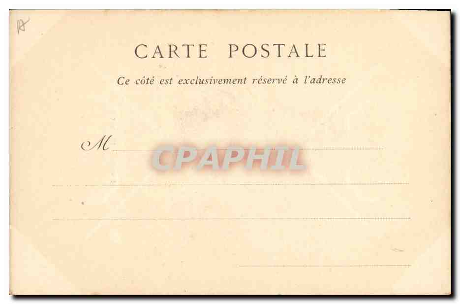 CPA Francois 1er Roi de France  — Verso