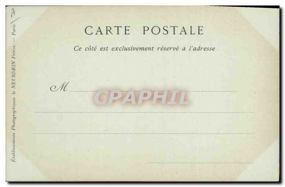CPA Beaumarchais BAron — Verso