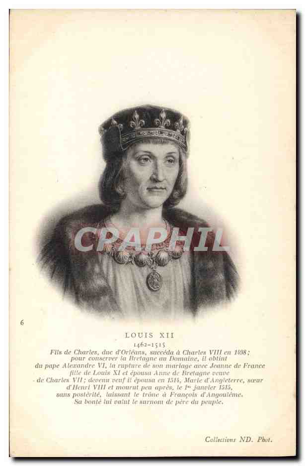 CPA Louis XII Roi de France