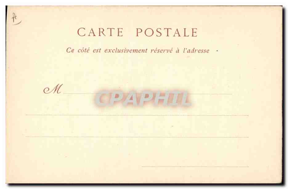 CPA Madame Elisabeth Soeur de Louis XVI — Verso