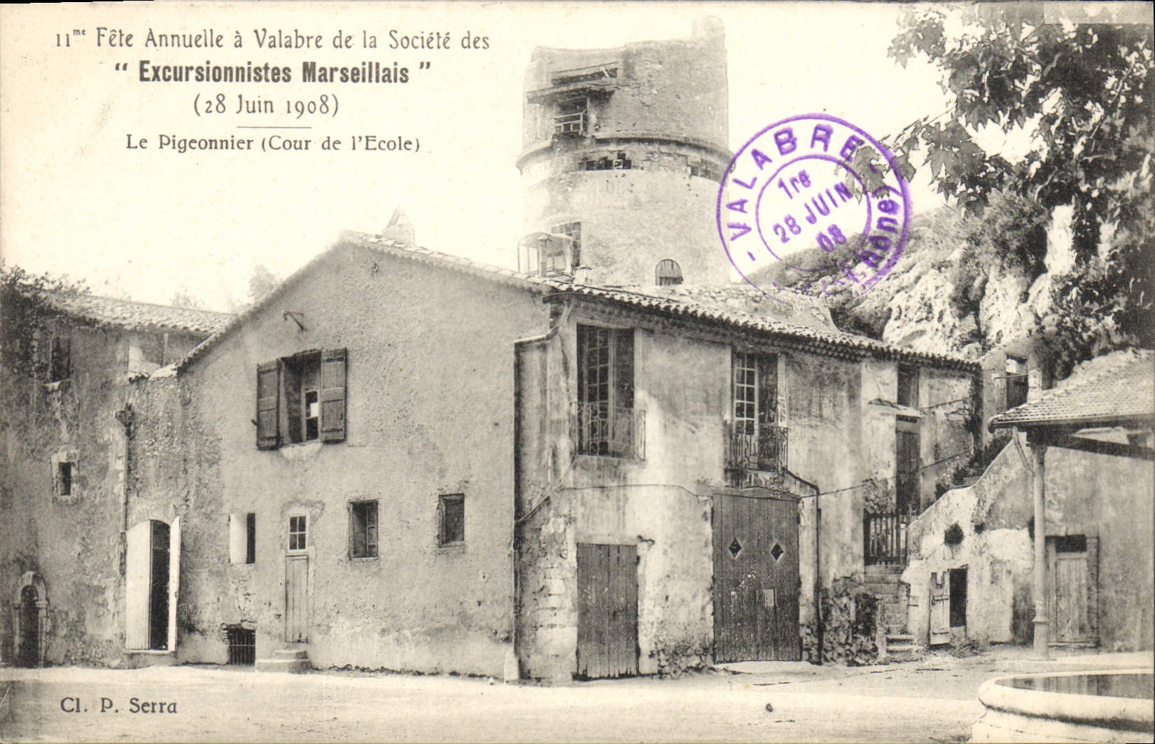 Fête Annuelle à Valabre de la Société des Excursionnistes Marseillais — 28 Juin 1908 — CI. P. Serra