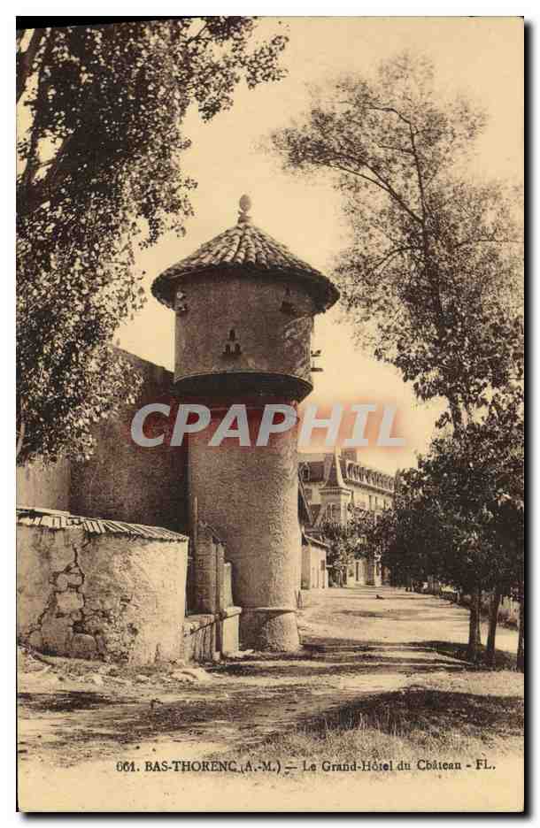 CPA Colombe Colombophilie Bas Thorenc Le grand hotel du chateau