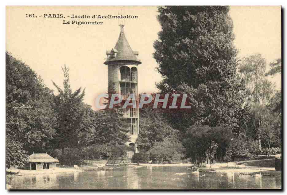 CPA Colombe Colombophilie Paris Jardin d'acclimatation Le pigeonnier