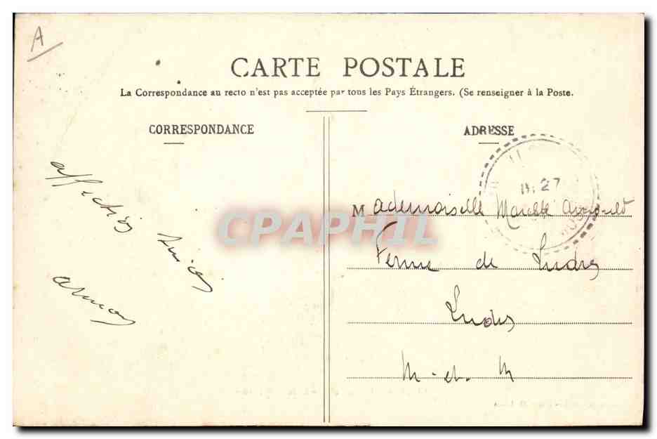 Lunéville - La Faisanderie - La Ferme — Quantin, lib.-édit. - Cliché H. Louis — Verso