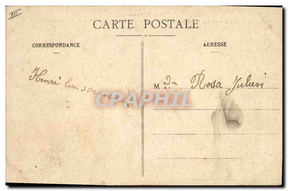 CPA Colombe Colombophilie Toul Porte Jeanne d'Arc La colombier militaire Militaria — Achterkant