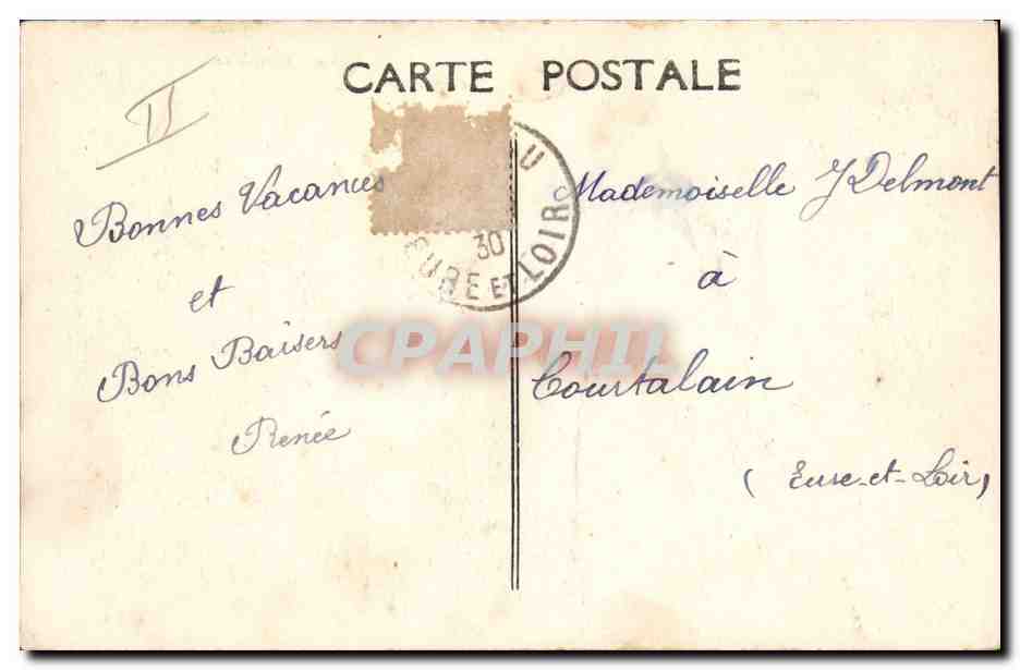 CPA Colombe Colombophilie Dangeau le colombier — Rückseite